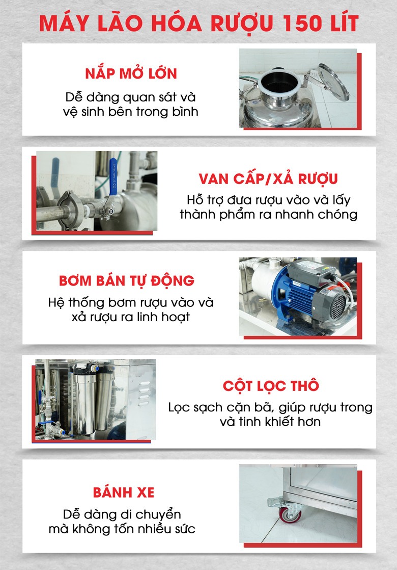 Một số đặc điểm giúp máy vận hành ổn định, an toàn 