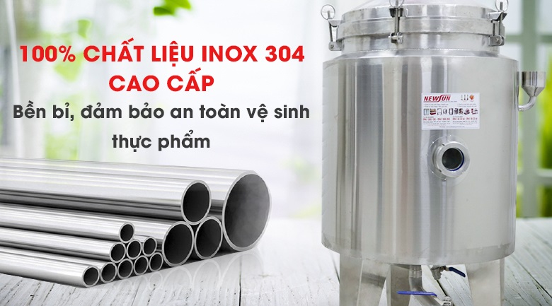 Chất liệu inox cao cấp, bền bỉ