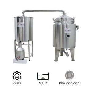 Nồi chưng cất tinh dầu 500 lít