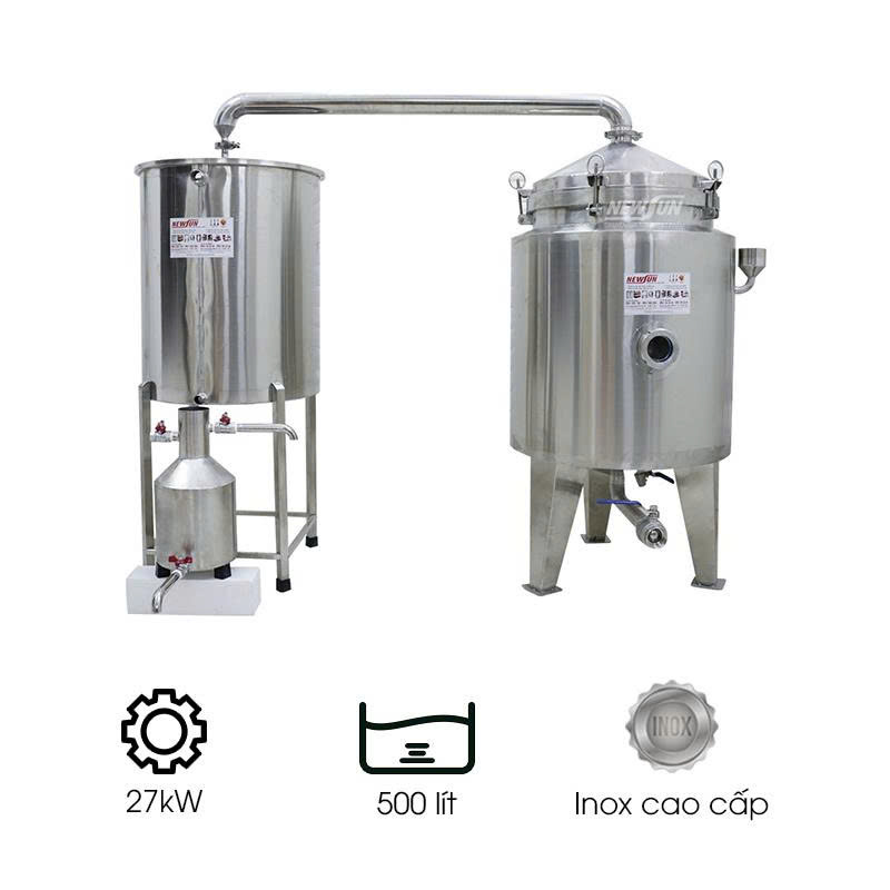 Nồi chưng cất tinh dầu 500 lít